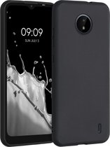 kwmobile telefoonhoesje geschikt voor Nokia C20 / C10 - Hoesje voor smartphone - Back cover in zwart