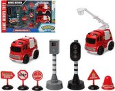 Brandweerset Traffic City 112840 (9 pcs)