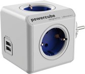 Cube multipluggen Power Cube Allocacoc USB Wit