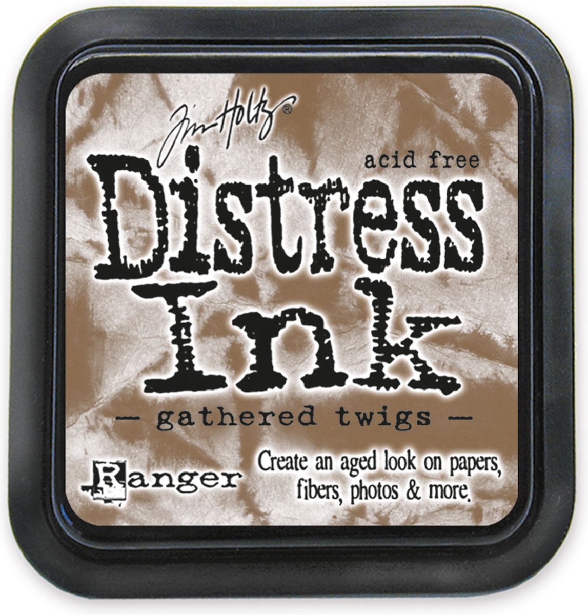 Distress ink pad gathered twigs