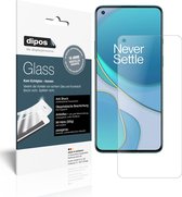 dipos I 2x Pantserfolie mat geschikt voor OnePlus 8T Beschermfolie 9H screen-protector (expres kleiner dan het glas omdat het gebogen is)