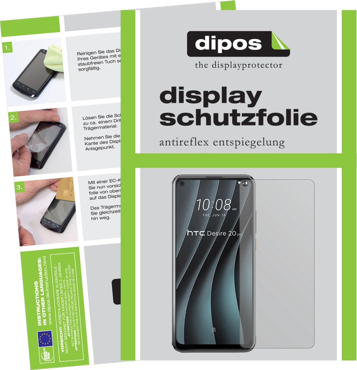 6x Protection pour LG Q60 Film de d'écran protecteur clair dipos