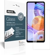 dipos I 2x Pantserfolie helder compatibel met LG K71 Beschermfolie 9H screen-protector (expres kleiner dan het glas omdat het gebogen is)