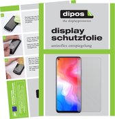 dipos I 2x Beschermfolie mat compatibel met Vivo Y30 Folie screen-protector (expres kleiner dan het glas omdat het gebogen is)