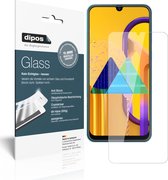 dipos I 2x Pantserfolie helder compatibel met Samsung Galaxy M31s Beschermfolie 9H screen-protector (expres kleiner dan het glas omdat het gebogen is)