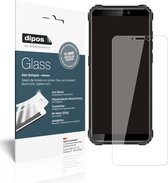 dipos I 2x Pantserfolie helder geschikt voor Oukitel WP5 Pro (2020) Beschermfolie 9H screen-protector (expres kleiner dan het glas omdat het gebogen is)
