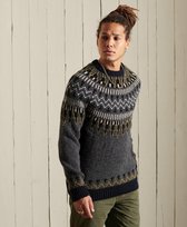 Superdry Heren Trui Jacquard Statement trui met ronde hals