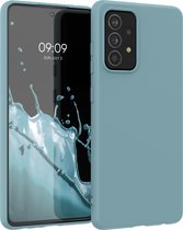 kwmobile telefoonhoesje voor Samsung Galaxy A52 / A52 5G / A52s 5G - Hoesje voor smartphone - Back cover in Arctische nacht
