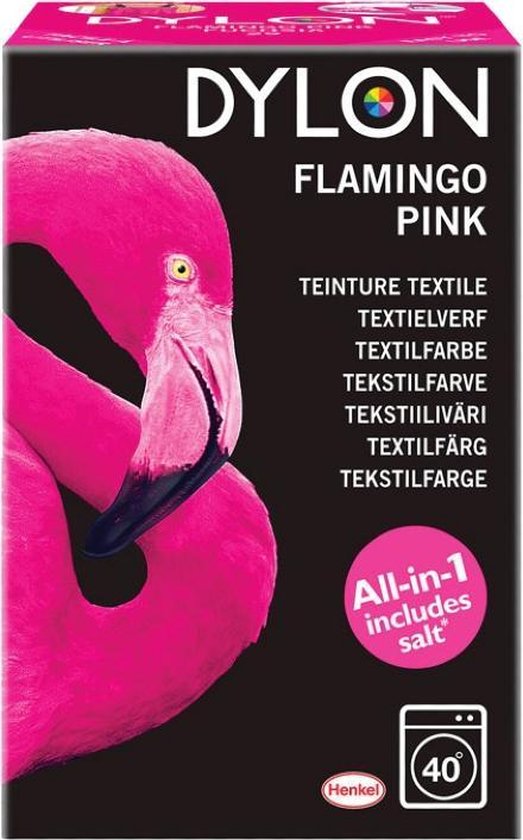 Dylon Flamingo Pink Fabric Dye