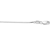 YO&NO - Ketting - Zilver - Venetiaans -  1,3mm - 40cm - Sieraden vrouw - Heren - Zilver 925