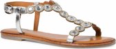 Tamaris Dames Sandaal 1-1-28127-26 919 metallic wijd Maat: 38 EU