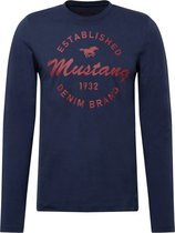 Mustang shirt adrian Karmijnrood-M