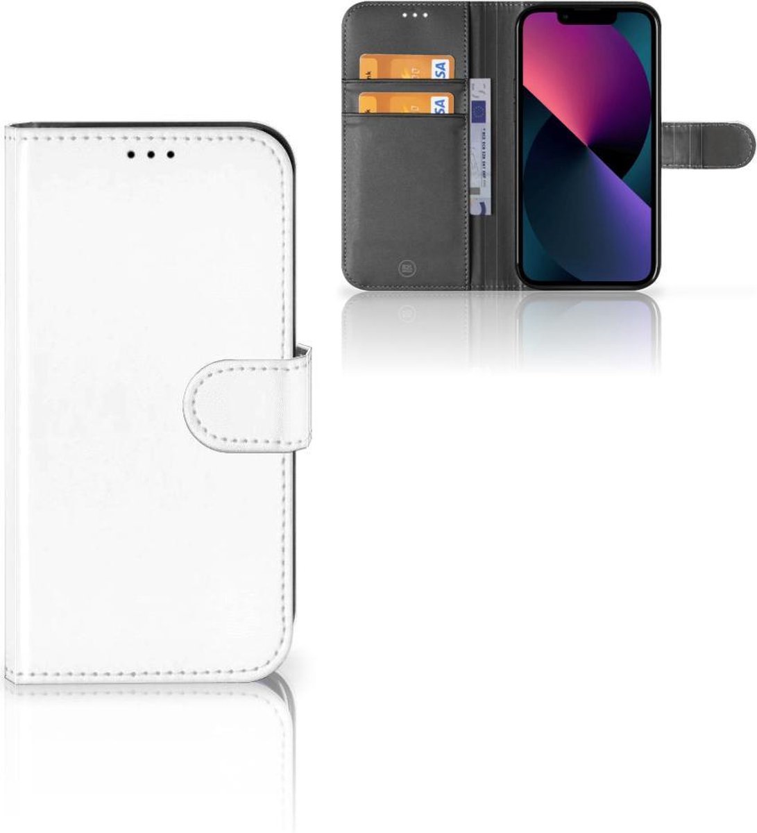Apple iPhone 13 Book Style Case Steigerhout
