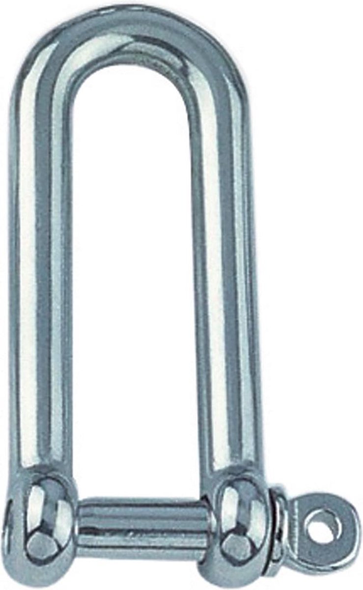 D-sluiting lang 12 mm RVS-316
