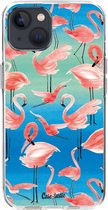 Casetastic Apple iPhone 13 Hoesje - Softcover Hoesje met Design - Flamingo Vibe Print