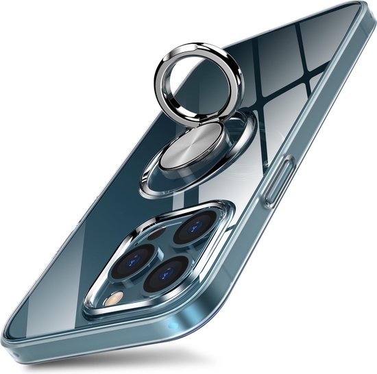 ShieldCase iPhone 13 Pro Max TPU avec anneau - transparente