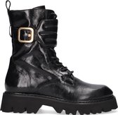 Notre-V An43 Veterboots - Laarzen Met Veters - Dames - Zwart - Maat 41