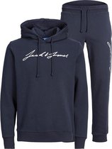 Jack & Jones Trui Jjfreddie Sweat Tracksuit Set Mp 12200542 Navy Blazer Mannen Maat - S