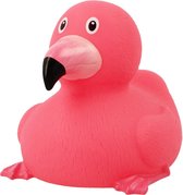 Lilalu Badeend Flamingo Junior 8,5 Cm Rubber Roze, Zwart