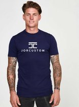 JORCUSTOM Trademark Slim Fit T-Shirt - Navy - Volwassenen - Maat L