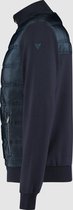 Purewhite -  Heren Regular Fit[wash]Wash At Or Below 30 Degrees Gewatteerde  Jas  - Blauw - Maat L