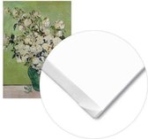 Panorama Van Gogh Roses Geprint Op Hoge Kwaliteit Canvas En Dibond Aluminium Muurdecoratie "Canvas" 35x50 cm Canvas