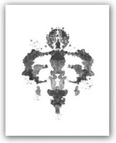 Rook Rorschach Waterverf Print Poster Wall Art Kunst Canvas Printing Op Papier Living Decoratie  LEEP-741