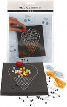 mini creatieve set: string art ijsje