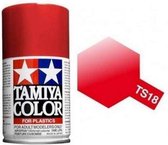 Tamiya TS-18 Red - Metallic - Gloss - Acryl Spray - 100ml Verf spuitbus