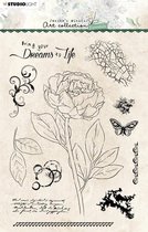 Clear stamps A5 JMA essentials Peony nr.68