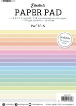Studio Light Paper Pad A5 - Pastels - Dubbelzijdig - 2x18 kleuren