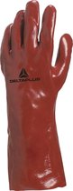 Delta Plus PVC Handschoen Rood 35 cm - maat 10