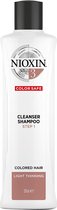 Nioxin System 3 Cleanser 300ml - Normale shampoo vrouwen - Voor Beschadigd haar/Droog haar/Gekleurd haar