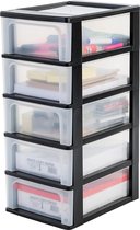 SorteerBak -Iris Ladietafel Organizer met 4 laden zonder wielen - (WK 02122)