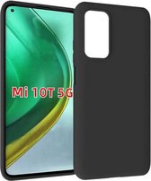 Xiaomi Mi 10T / Mi 10T Pro 5G - Silicone Hoesje - Zwart