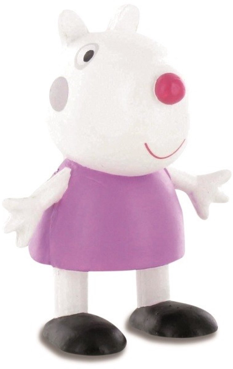 Comansi Speelfiguur Peppa Pig: Suzy Sheep 6 Cm Wit
