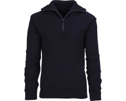 Fostex schippers trui wol blauw