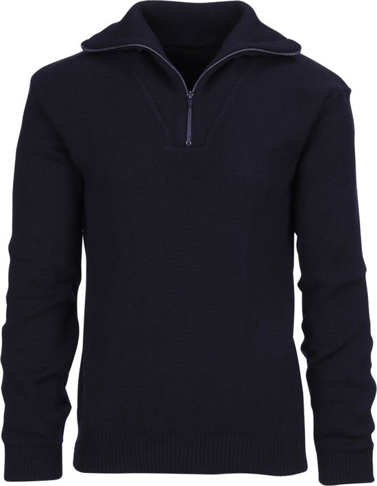 Foto: Petrol industries heren casual sweater round neck regular fit 50 katoen 50 polyester ideaal voor laagjes zwart maat xl