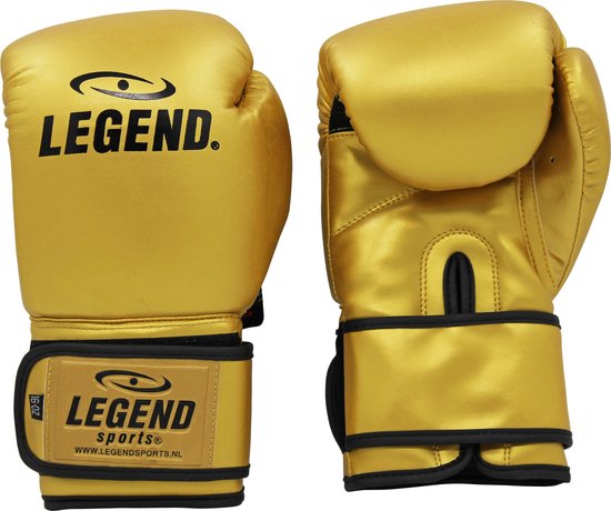 Powerfit & Protect Bokshandschoenen Heren/Dames Goud PU 10 oz