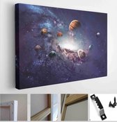 High resolution images create planets of the solar system. This image elements furnished by NASA - Modern Art Canvas - Horizontal - 356797187 - 80*60 Horizontal