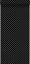 ESTAhome behangpapier stippen zwart en wit - 138501 - 53 cm x 10,05 m