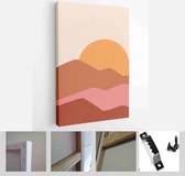 Abstract landscape poster collection. Set of contemporary art print templates. Nature backgrounds for your social media - Modern Art Canvas - Vertical - 1763752928 - 50*40 Vertical