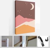 Abstract landscape poster collection. Set of contemporary art print templates. Nature backgrounds for your social media - Modern Art Canvas - Vertical - 1763752928 - 80*60 Vertical