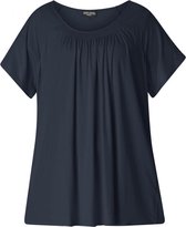 BASE LEVEL CURVY Yokia T-Shirt - Dark Blue - maat X-0(44)