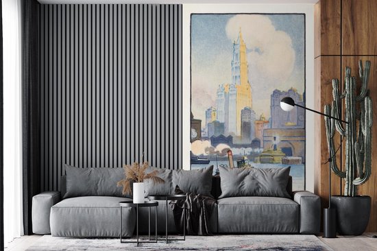 Papier Peint - Papiers Papier peint photo Water- Bateau - Amérique - Largeur 150 cm x Hauteur 240 cm