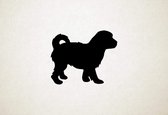 Cav-a-jack - Silhouette hond - S - 39x47cm - Zwart - wanddecoratie