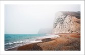 Walljar - Foggy Ocean - Muurdecoratie - Poster