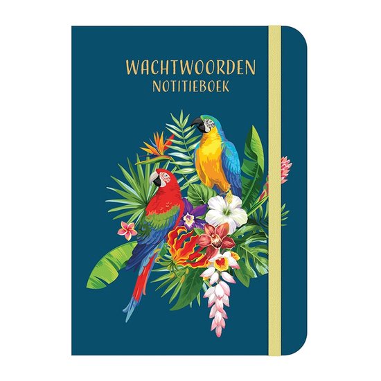 PaperStore Wachtwoorden notitieboekje - Tropical birds