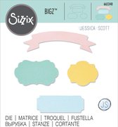 Sizzix Bigz Snijmal - Banners & Labels