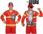 Nachthemd voor volwassenen 7611 Brandweerman - verkleedkleding